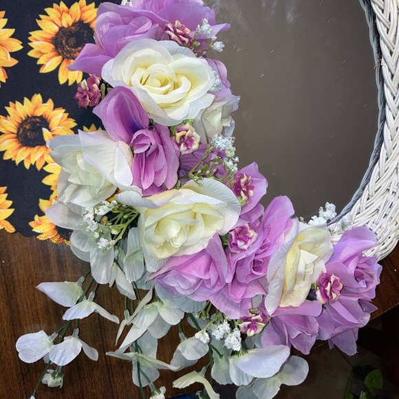 Upcycled floral mirror - Picture 3 of 8